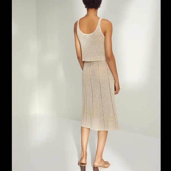 Nwt Aritzia Wilfred 2 Pieces Set: Caraway Tank And Evie Skirt in Papaya … - Picture 13 of 13